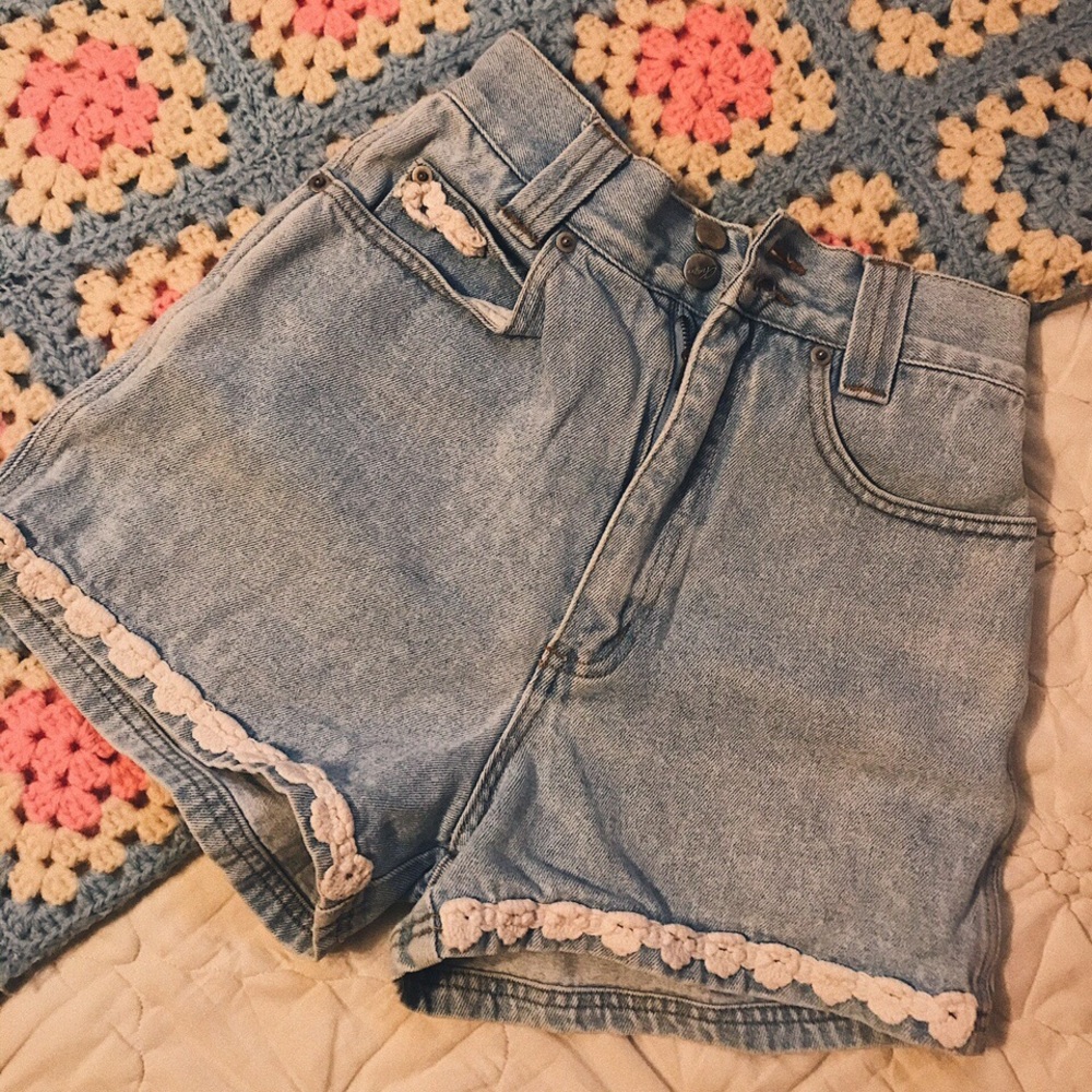 Vintage High Waisted Jean Shorts